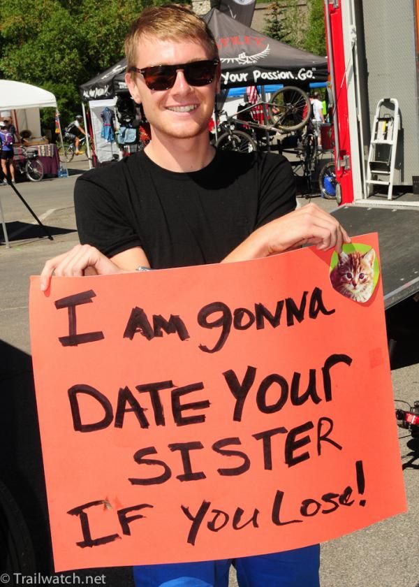 A spectator issuing threats