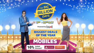 Flipkart Bill Billion Days sale is from Oct 3