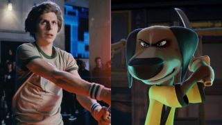 Michael Cera in Scott Pilgrim and Hank from Paws Of Fury: The Legend Of Hank