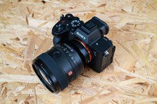 Sony FE 50mm F/1.4GM on a camera