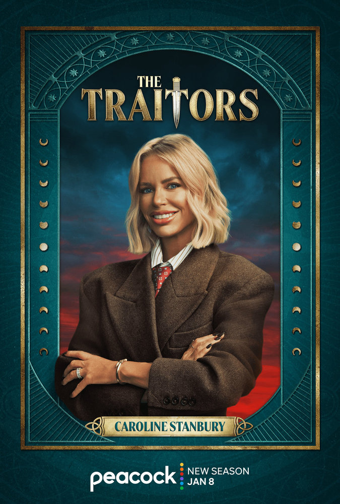 Caroline Stanbury's portrait for 'The Traitors' season 4.