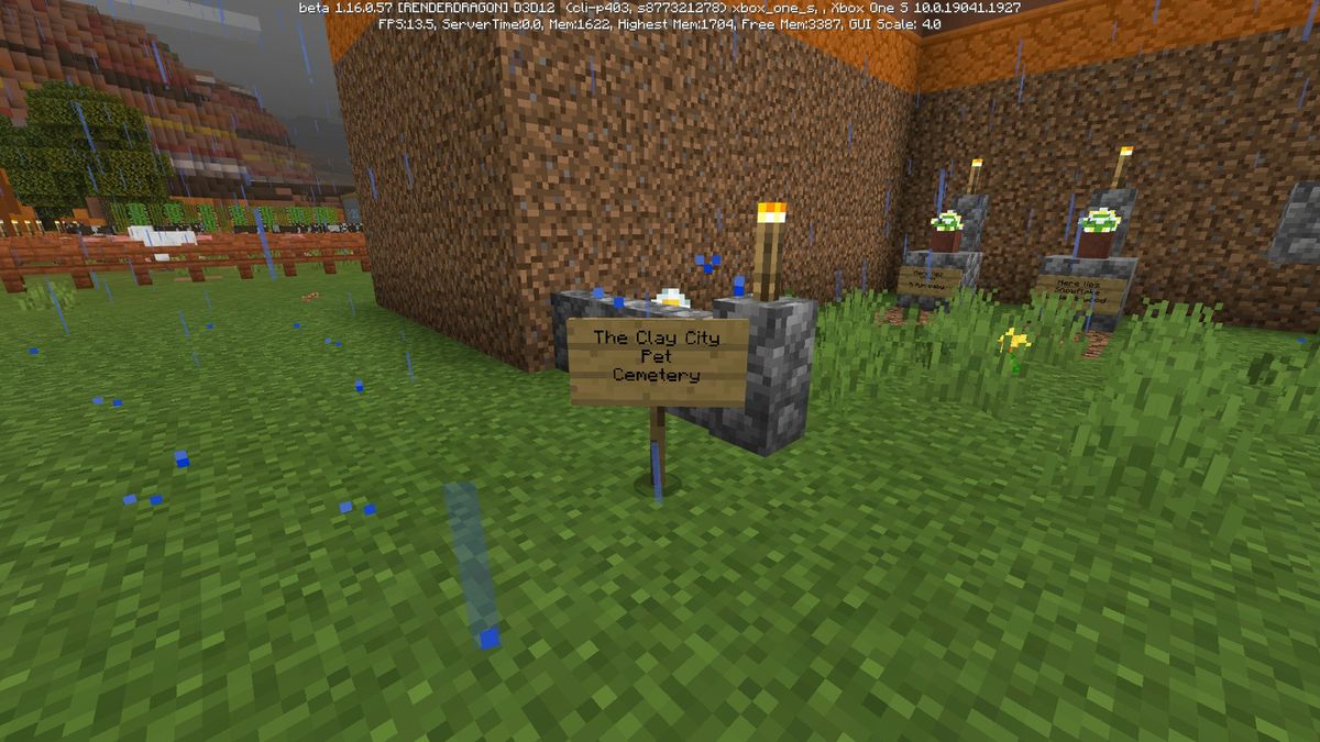 My fiancé and I built a pet cemetery in Minecraft — this is peak ...