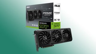 The Asus RTX 5070 Ti Prime OC graphics card