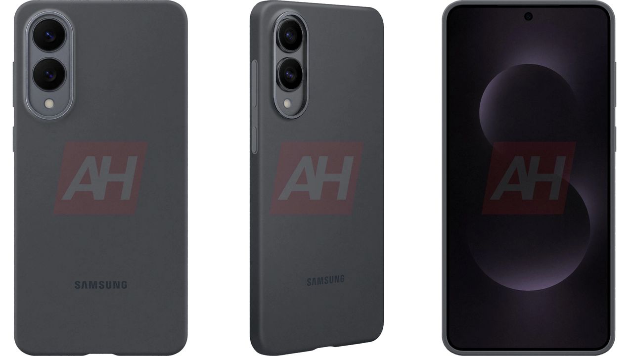 Leaked images of Samsung phone cases for the Samsung Galaxy S25 Edge via Android Headlines