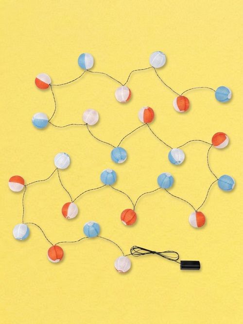 Solvinden Led String Light With 24 Lights - Outdoor Battery Operated/globe Multicolor