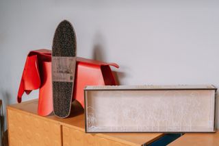 Eames wooden skateboard