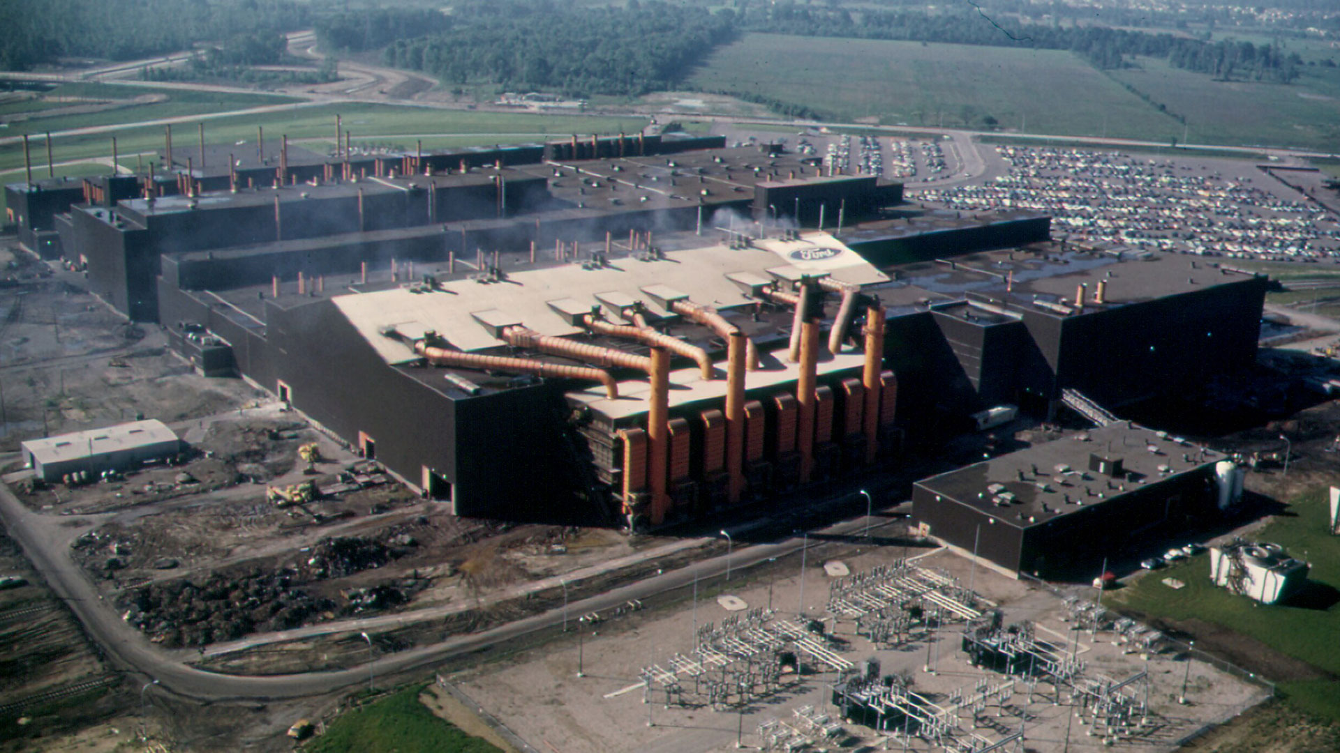 FORD MOTOR COMPANY'S NEW CASTING PLANT AT FLAT ROCK, 1973
