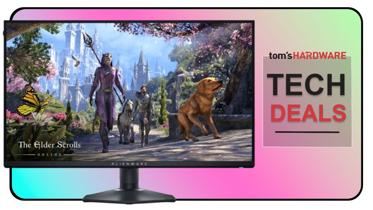 Two monitors for less than the price of just one — Dell's Alienware AW2725QF dual-resolution gaming monitor hits £415 low