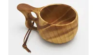 Best camping mugs: Casstrom Kuksa Birch Wood Mug