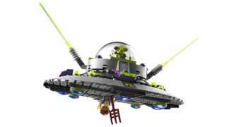 The Lego Alien Conquest UFO Abduction set from 2011