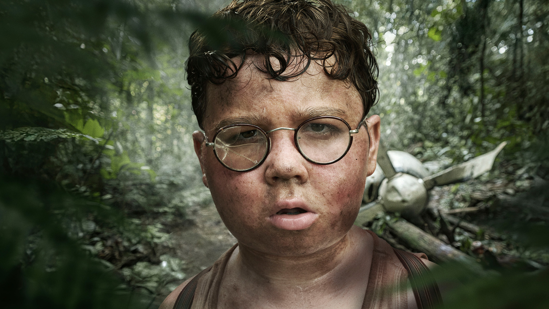 David McKenna as Piggy in Lord of the Flies.