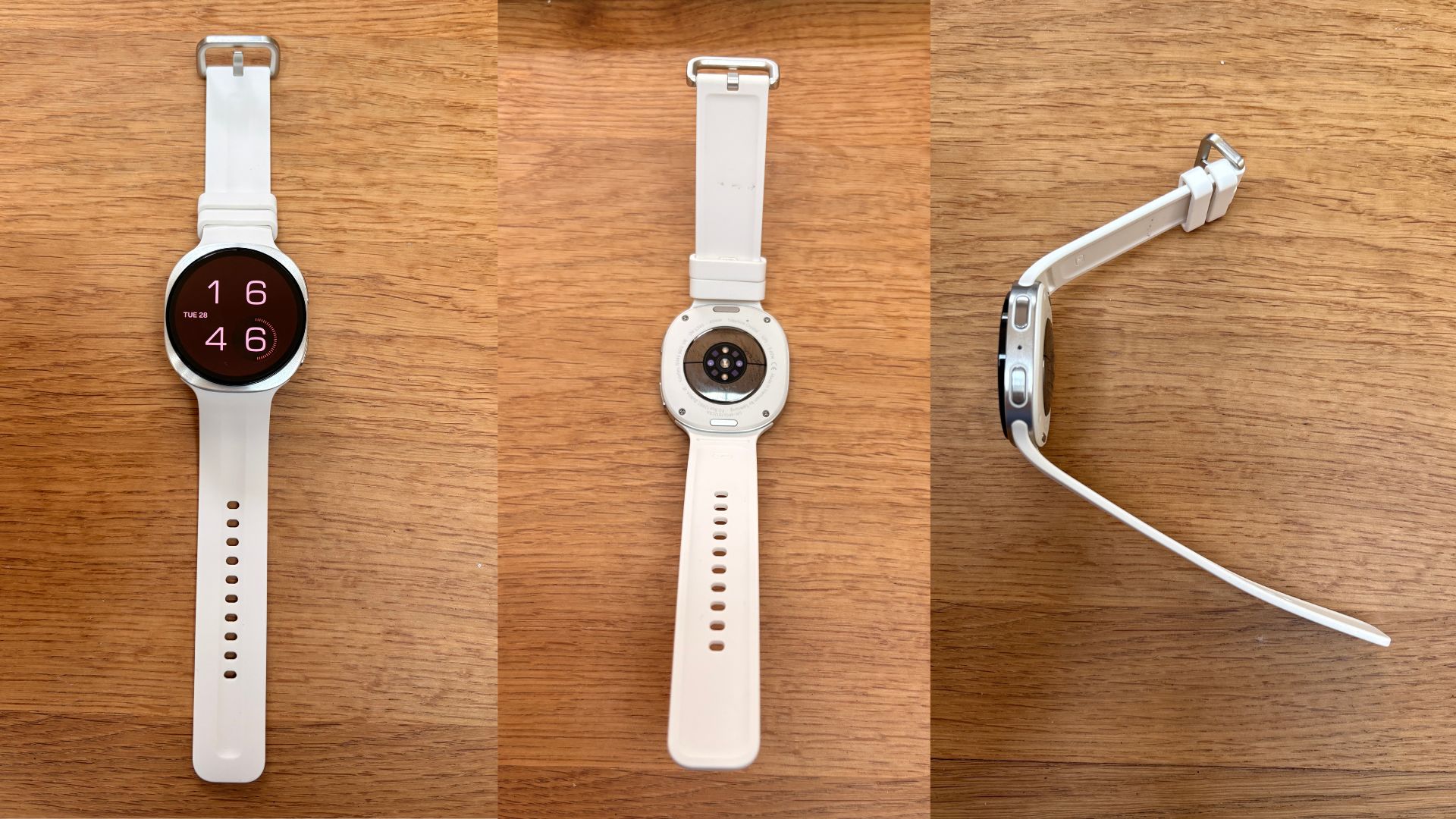 Grace Walsh's Galaxy Watch 9 from three angles
