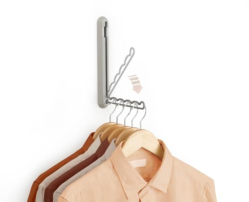 Joseph Joseph Orderly Foldaway Clothes Rail, Clothes Dryer, Laundry Ironing Drying Rack, Holds Up to 5 Hangers