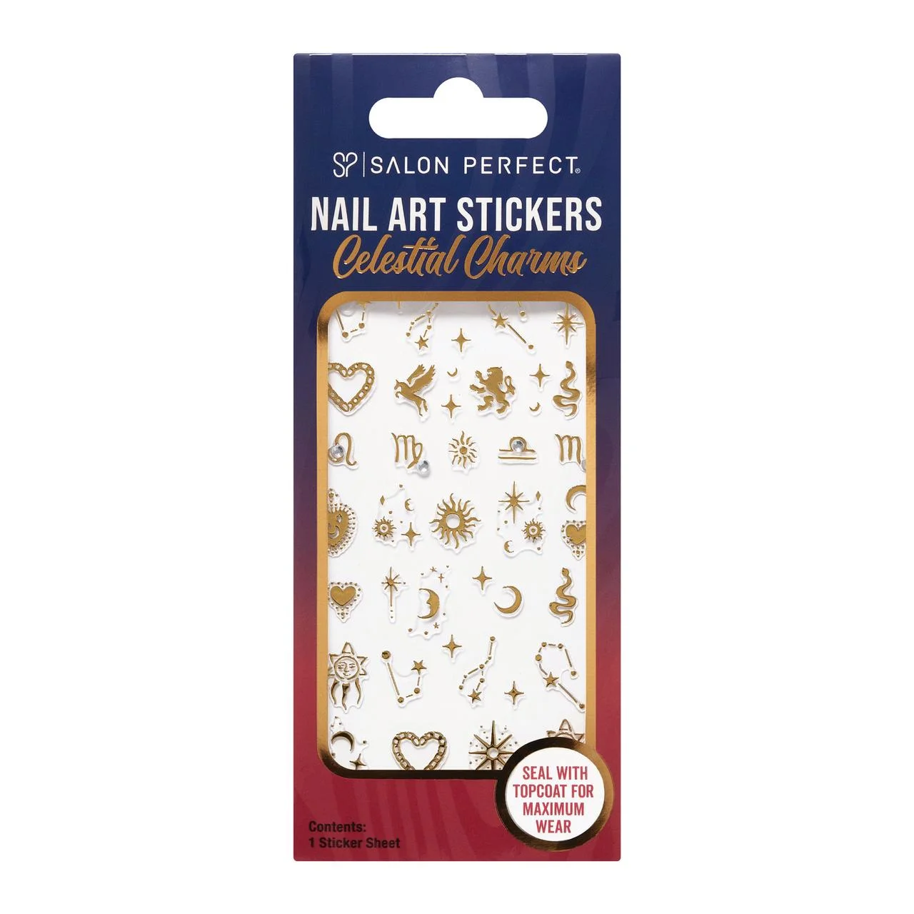 Salon Perfect, Celestial Charms Nail Art Sticker Kit