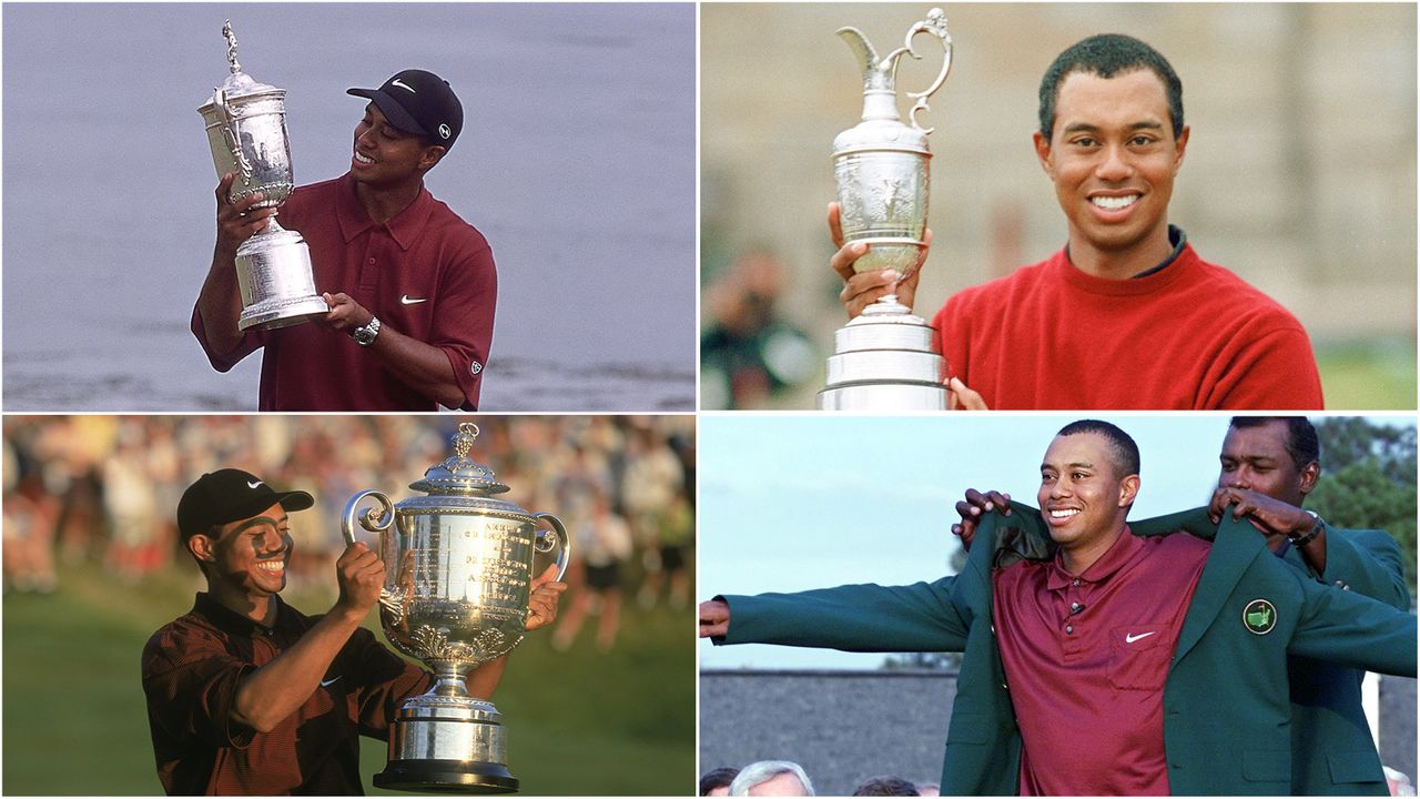 Tiger Woods&#039; four consecutive Major wins from 2000-2001