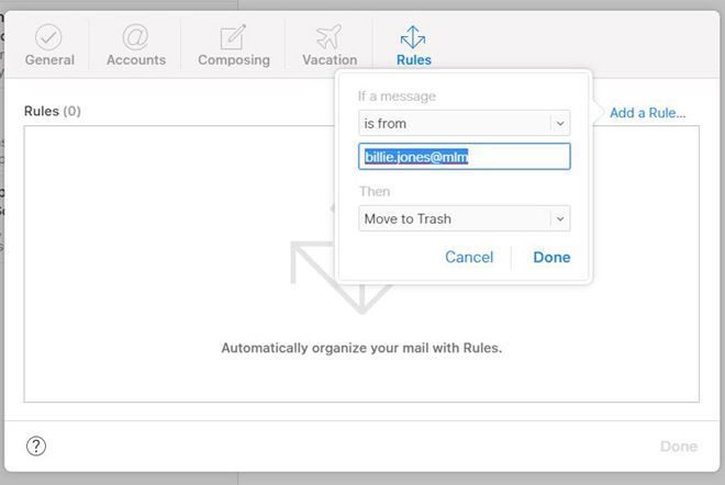 iCloud includes spam filters, but you have to set them up yourself.
