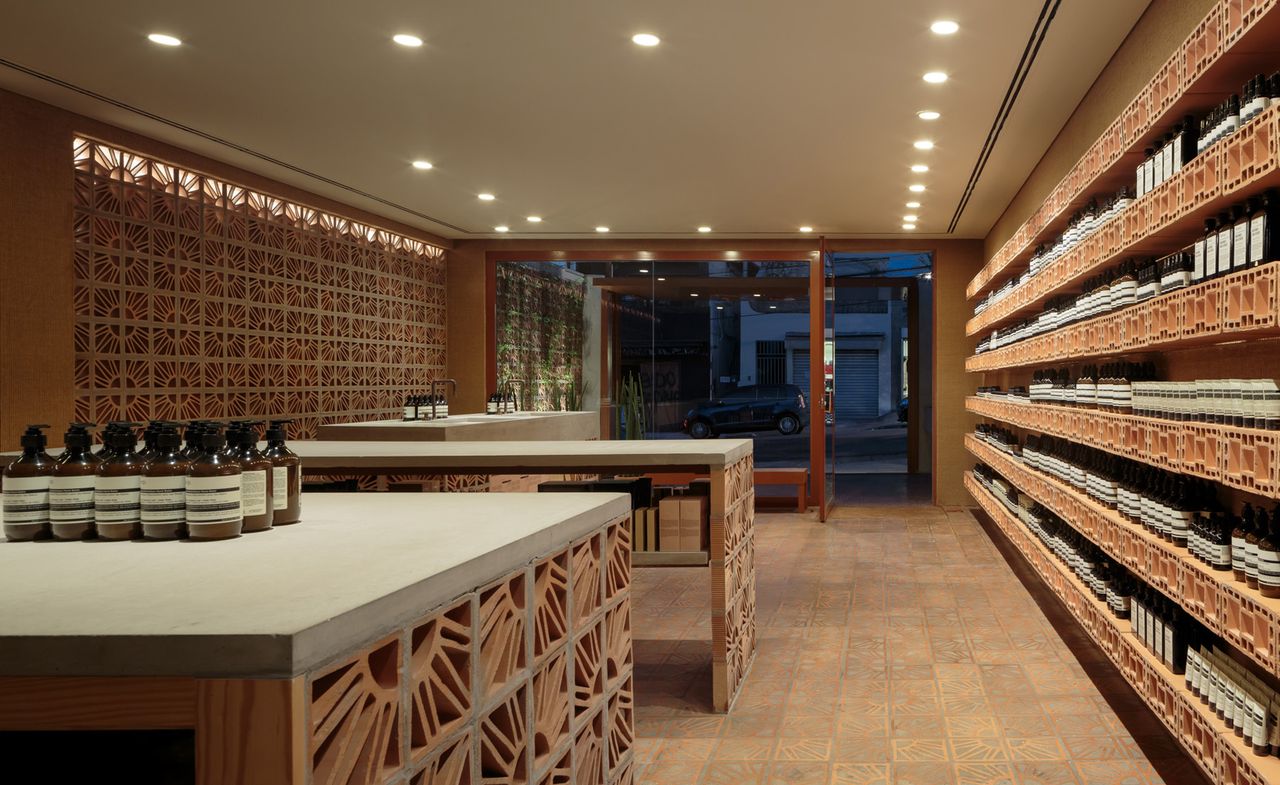 Brazilian bricks at Aesop’s latest store