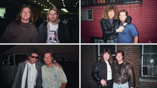 John Brennan with Kurt Cobain, Robert Plant, Keith Richards and Ozzy Osbourne