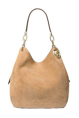 Michael Kors Lillie Large Suede Shoulder Bag