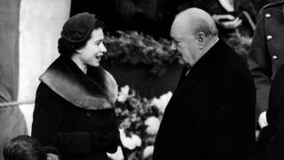 The Queen and Winston Churchill