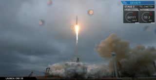 SpaceX CRS-10 launches into space