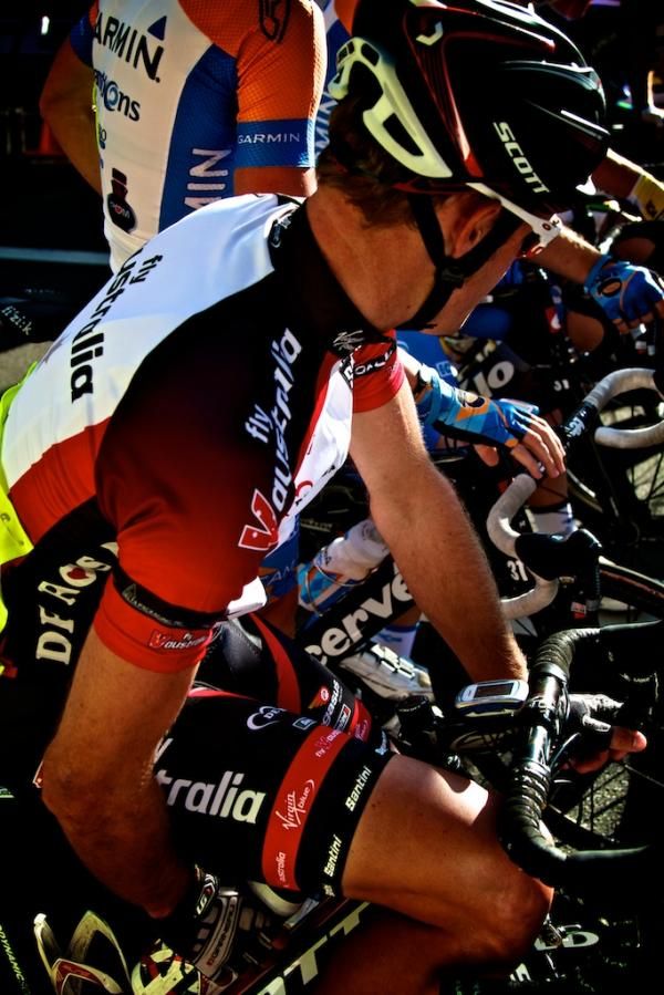 Local lad Bernard Sulzberger lined up in Launceston.