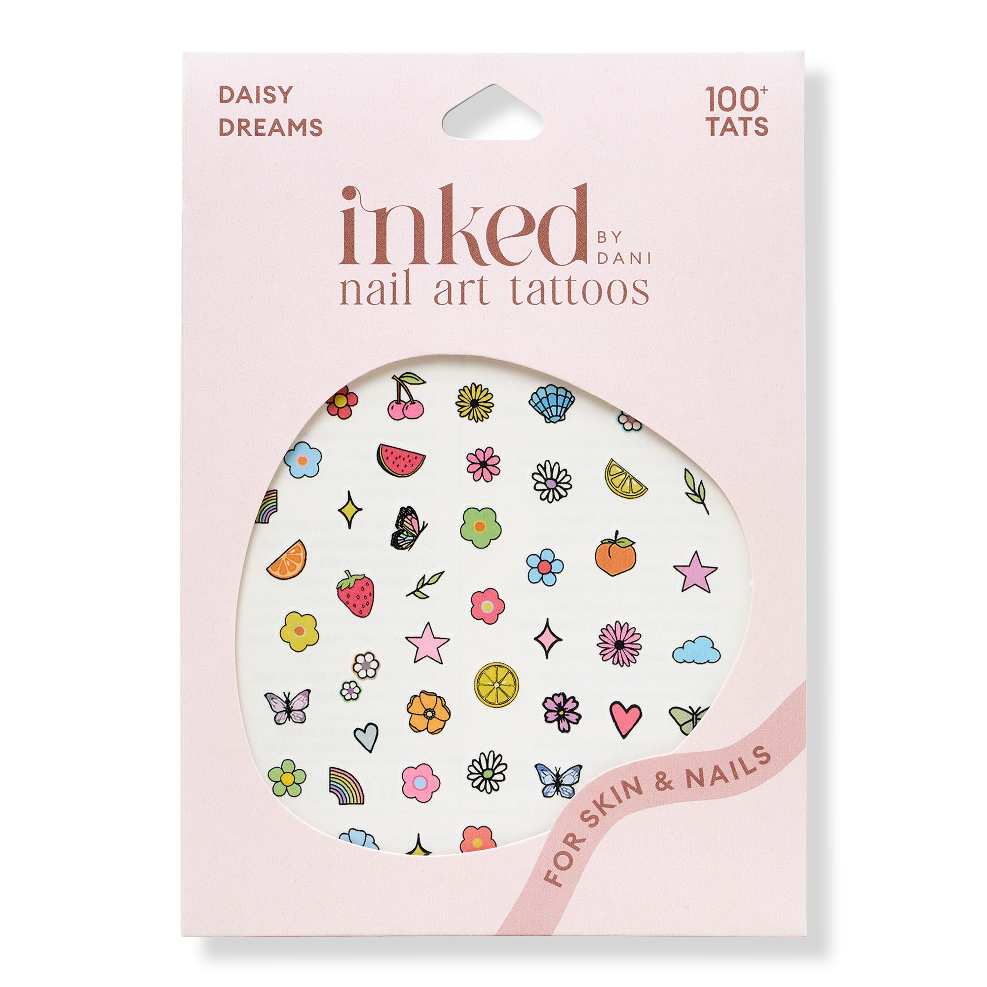 Daisy Dreams Nail Art Temporary Tattoo Pack