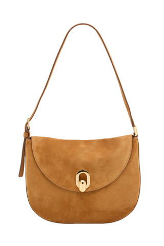 Savette The Tondo Suede Hobo Bag