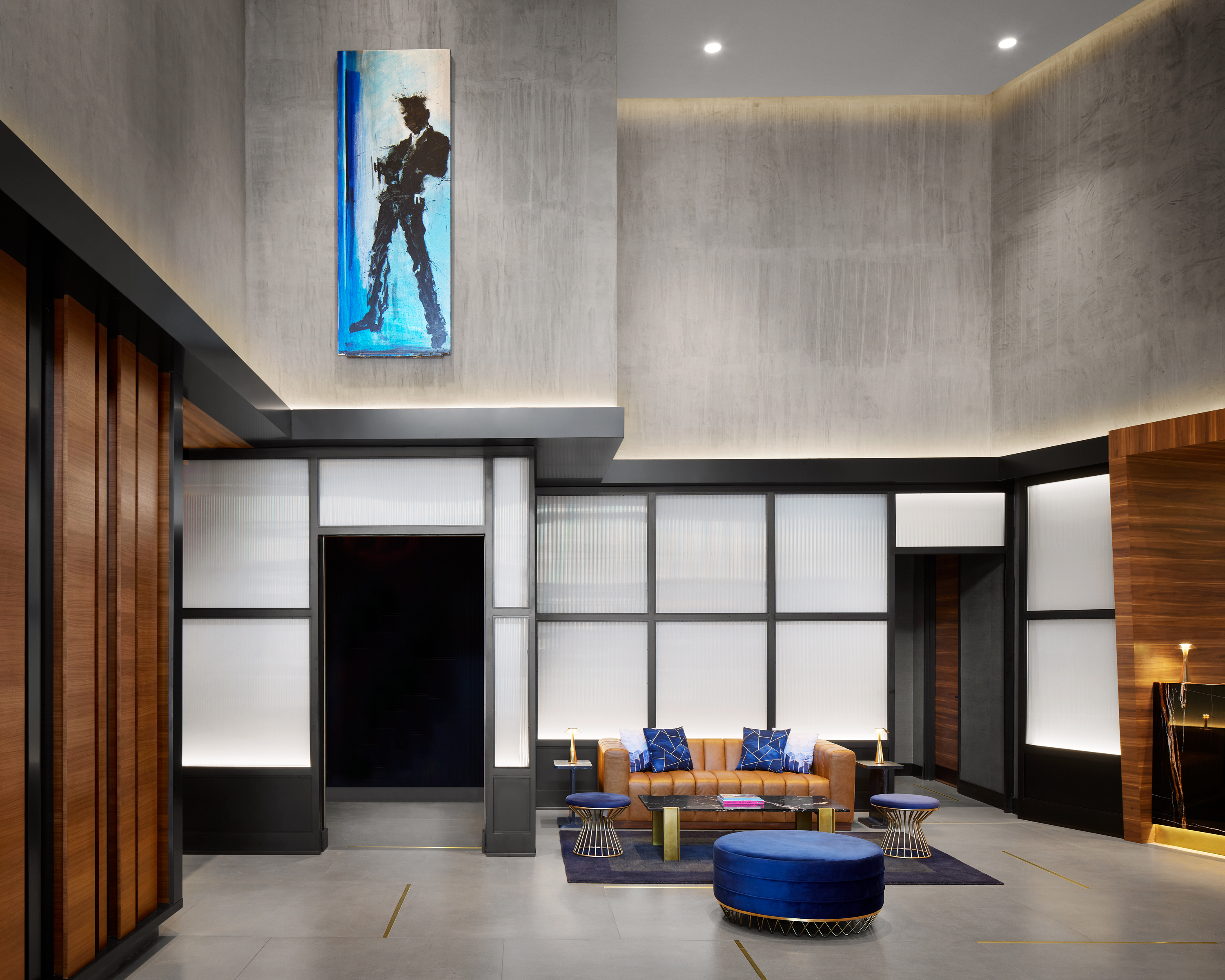 gansevoort meatpacking hotel poliform penthouse in new york
