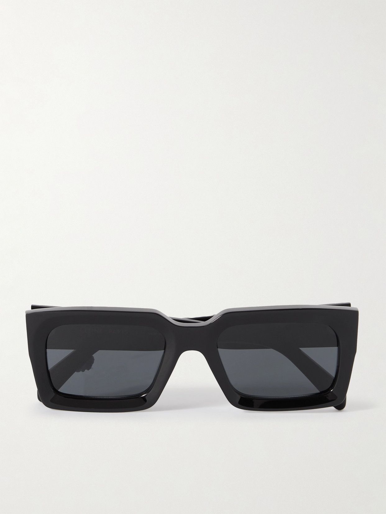 Bold Square-Frame Acetate Sunglasses