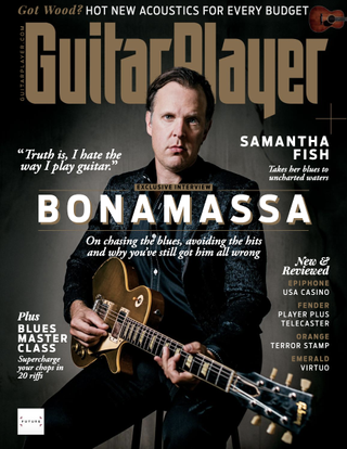 The cover of Guitar Player's December 2021 issue