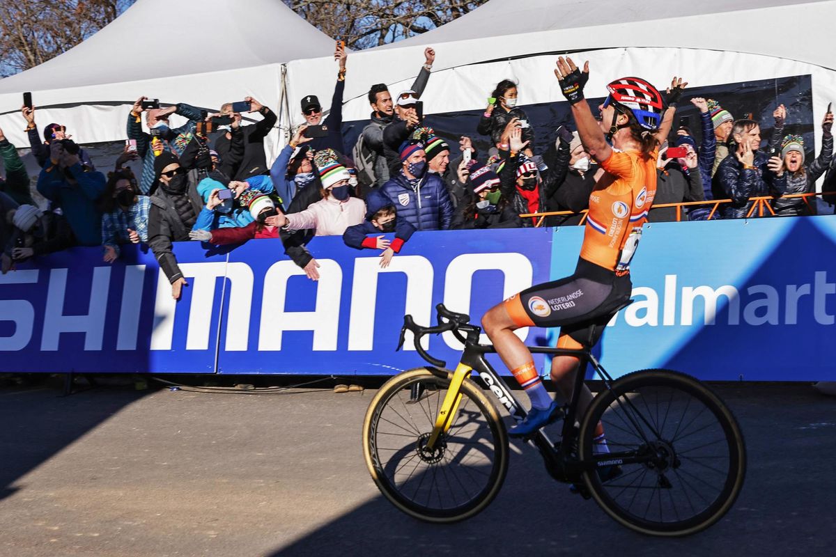 UCI Cyclocross world championships Fayetteville 2022 USA Women lite 29012022 Marianne Vos Netherlands Team Jumbo Visma Women photo Alex WhiteheadSW PixSprintCyclingAgency2022