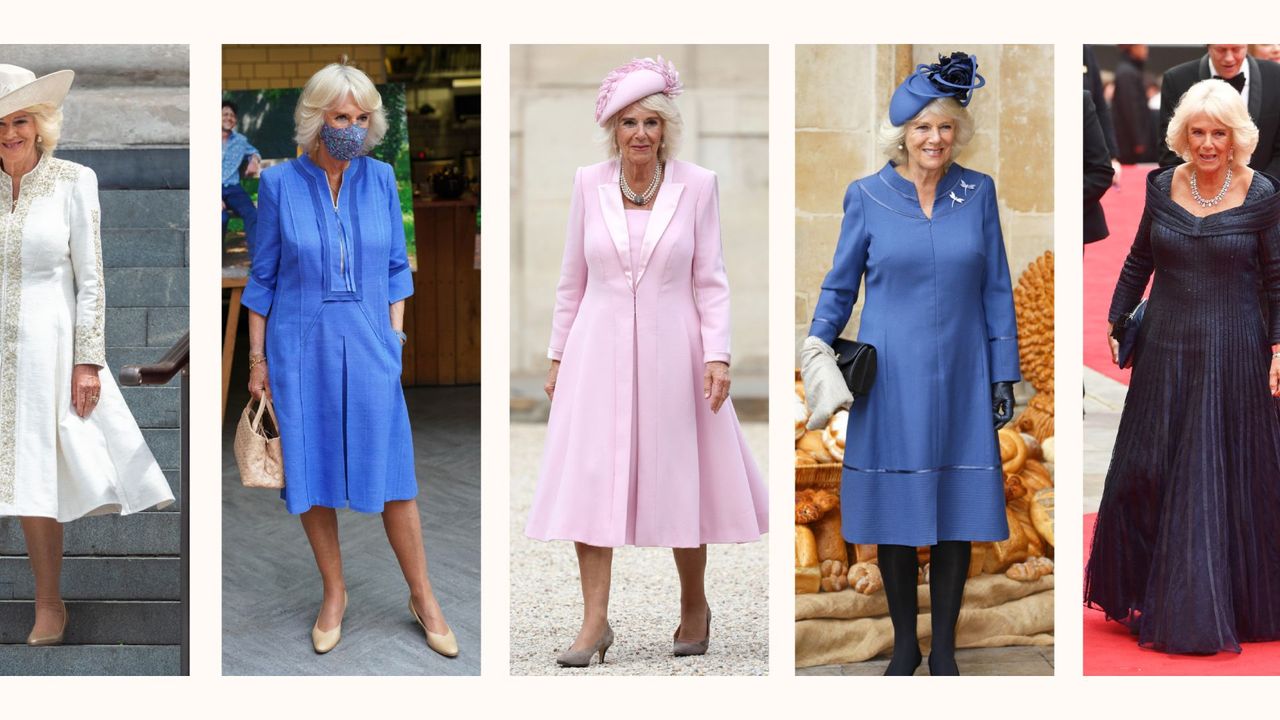 Queen Camilla&#039;s best dresses range from classic casual choices to show-stopping evening gowns