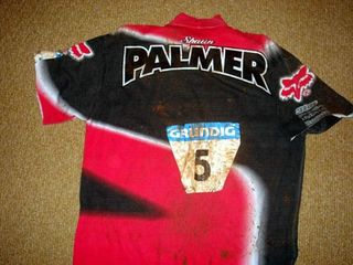Shaun Palmer's donated jersey