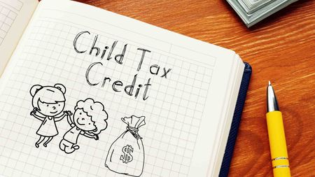 Drawing Of Child Tax Credit And Children