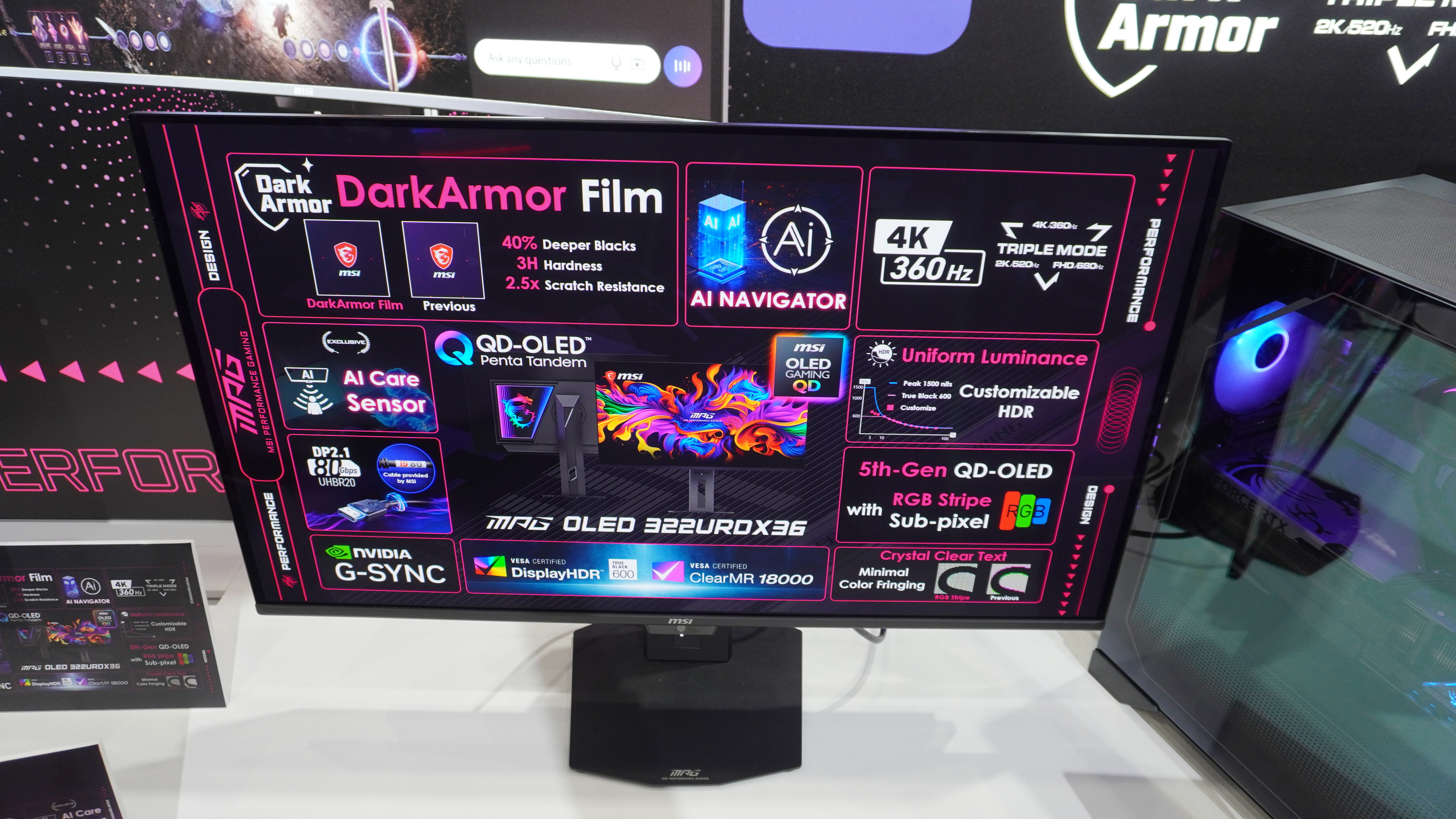 MSI Triple Mode QD-OLED Gaming Monitor