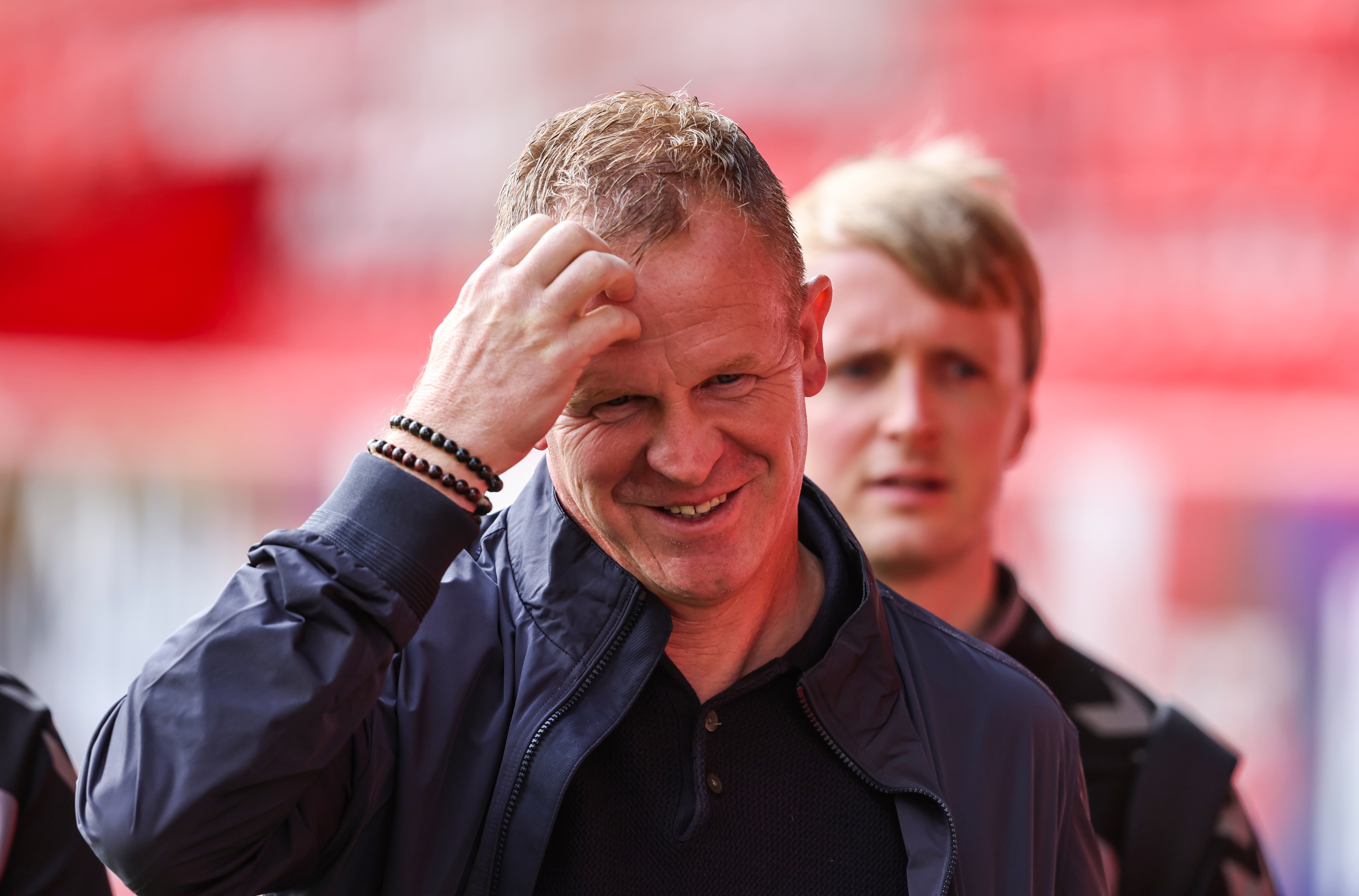 ABERDEEN, SCOTLAND - AUGUST 01: Hearts Head Coach Wouter Vrancken before a William Hill Premiership match between Aberdeen and Heart of Midlothian at Pittodrie Stadium, on August 01, 2026, in Aberdeen, Scotland. (Photo by Mark Scates/SNS Group via Getty Images)