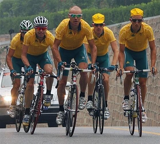 Stuart O'Grady leads the Australian national squad