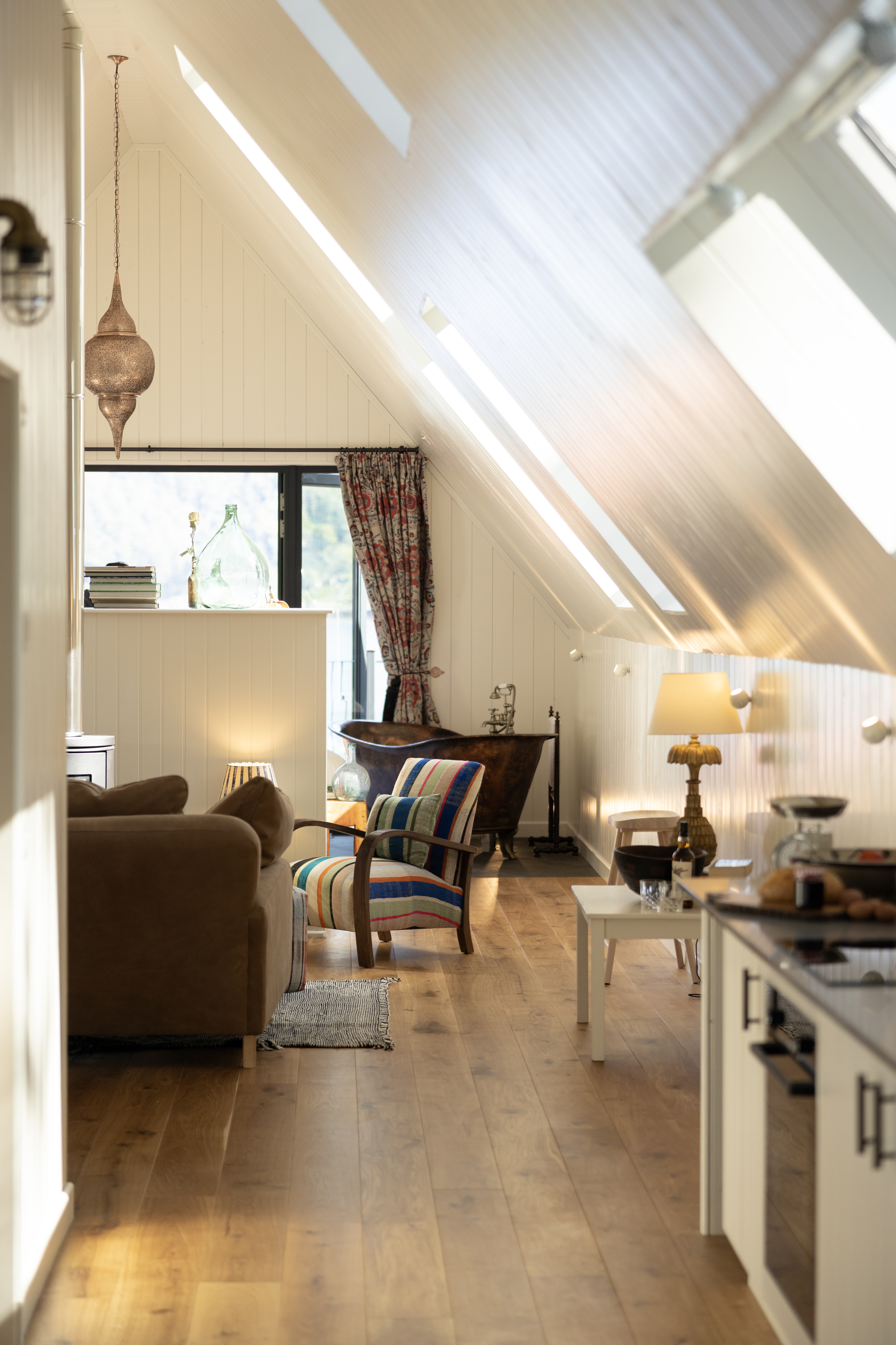 A-Frame boat house that&#039;s been converted into accommodation