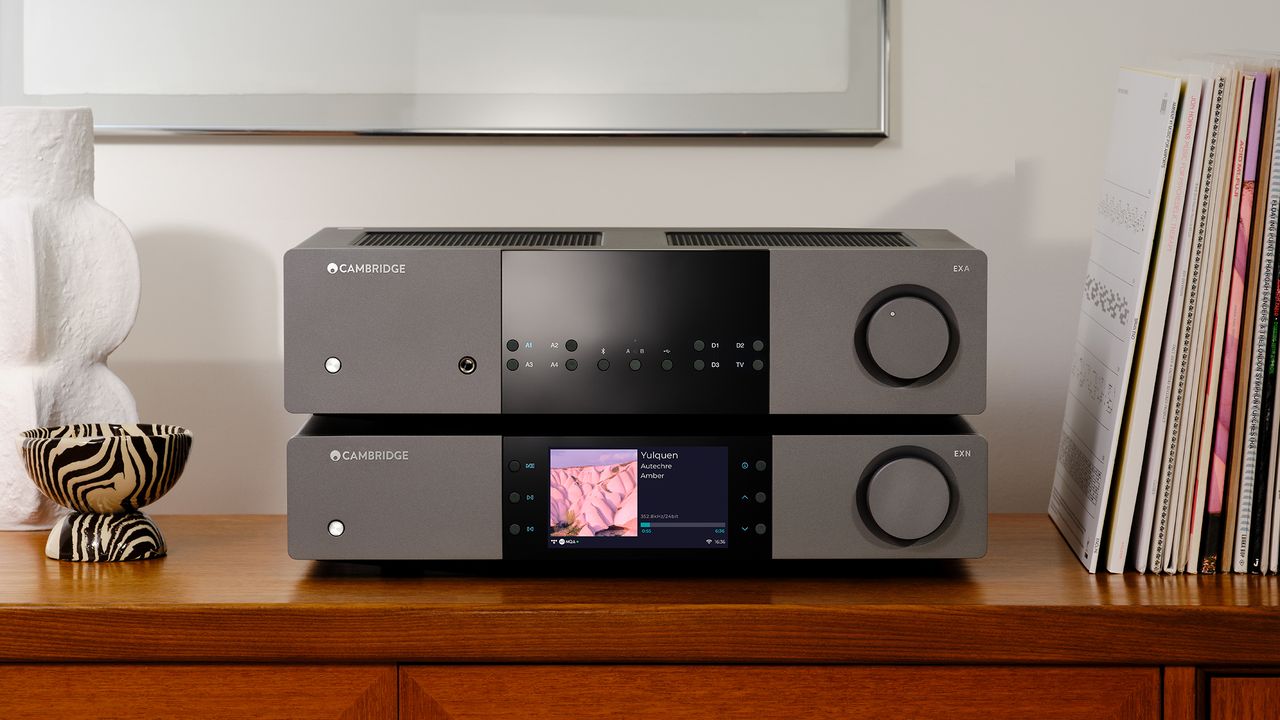 Cambridge Audio EXA100 amp &amp; EXN100 music streamer