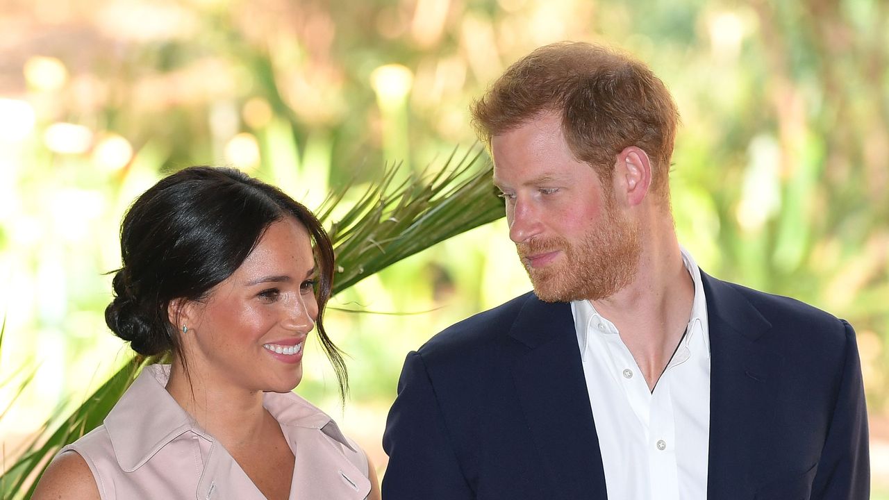 johannesburg, south africa october 02 meghan, duchess of sussex and prince harry, duke of sussex attend a reception to celebrate the uk and south africa’s important business and investment relationship at the high commissioner’s residence during their royal tour of south africa on october 02, 2019 in johannesburg, south africa photo by karwai tangwireimage