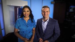 Felicia Lawrence and Dustin Grove, WTHR anchors