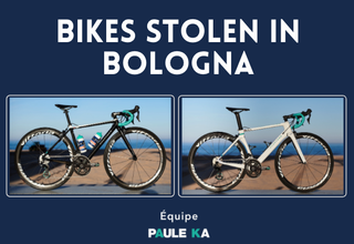 Equipe Paule Ka team-issued CHAPTER2 bikes stolen in Bologna