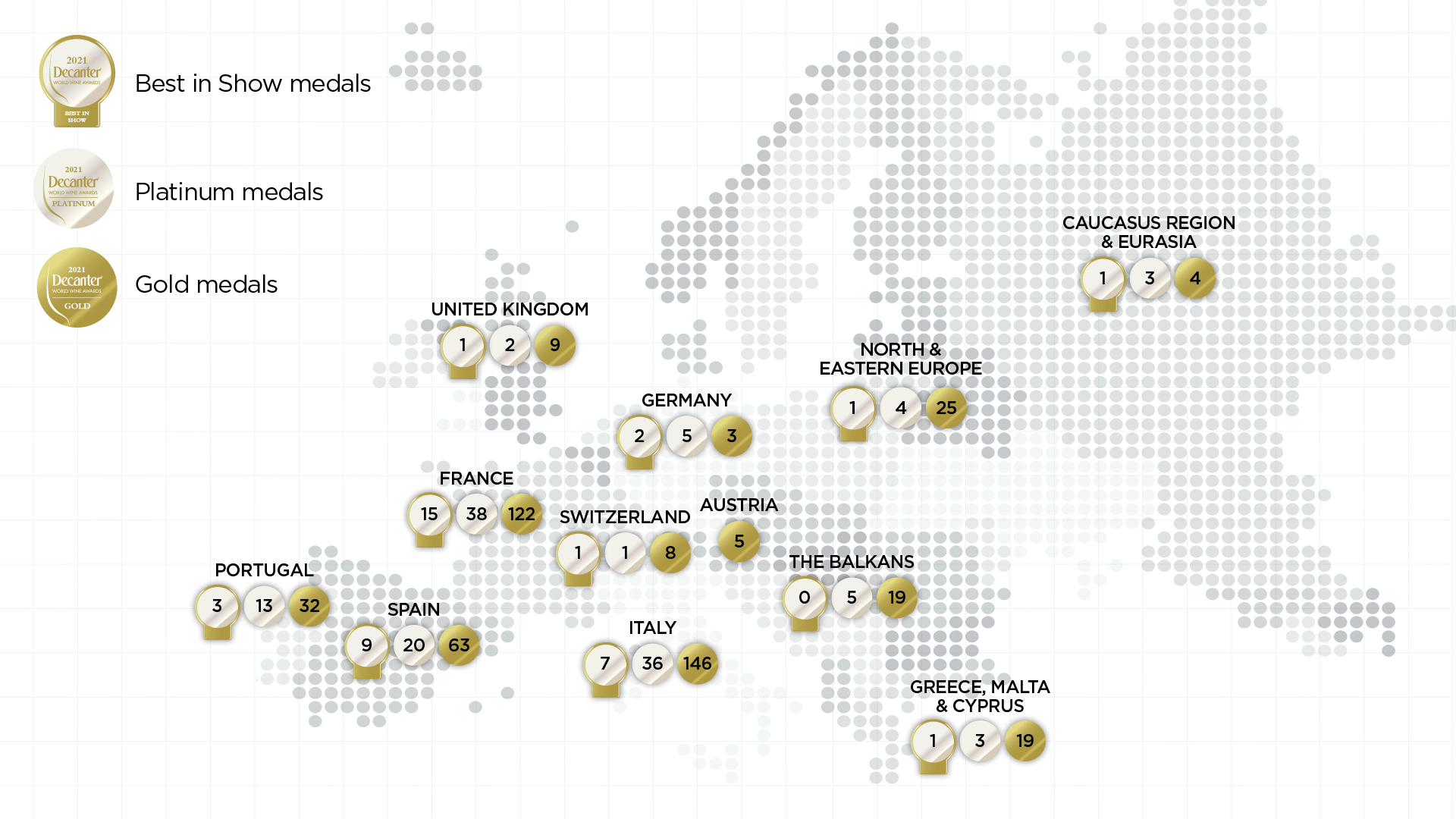 DWWA 2021 results Europe