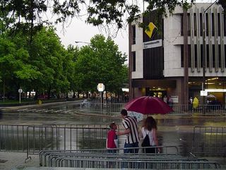 The rain in Canberra