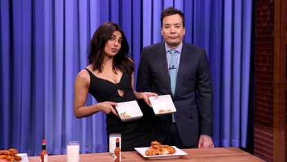 Priyanka Chopra and Jimmy Fallon