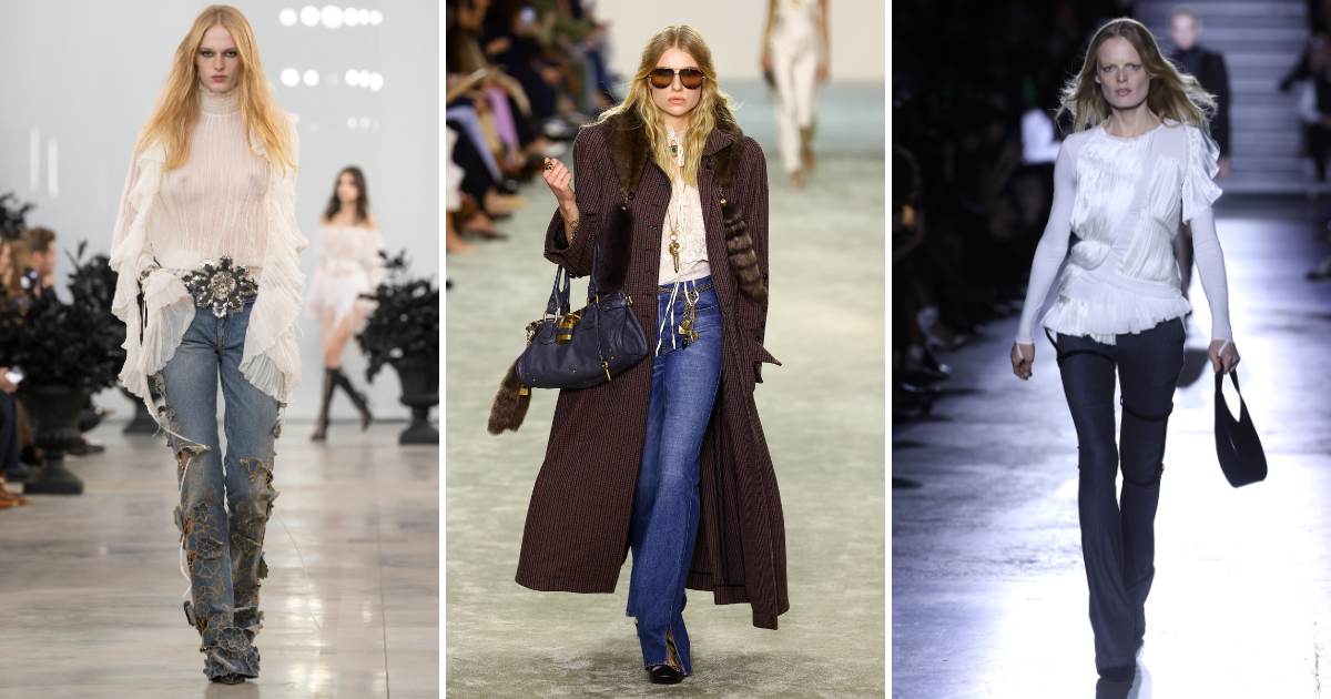 AW25 denim trends runway