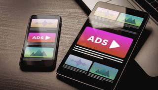 Generic ads displayed on the screens of a generic smartphone and tablet.