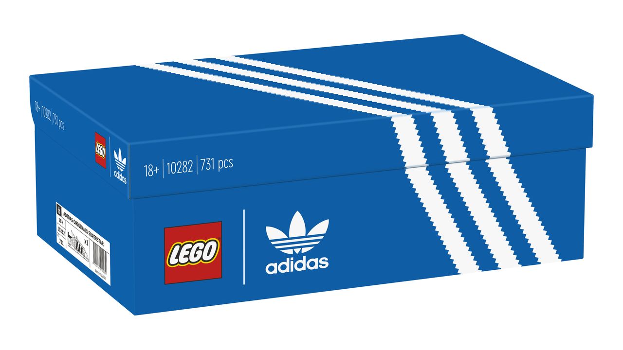 lego adidas shoe box