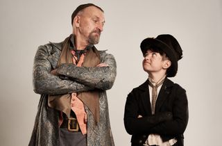 Christopher Eccleston and Billy Jenkins as Fagin and Dodger.